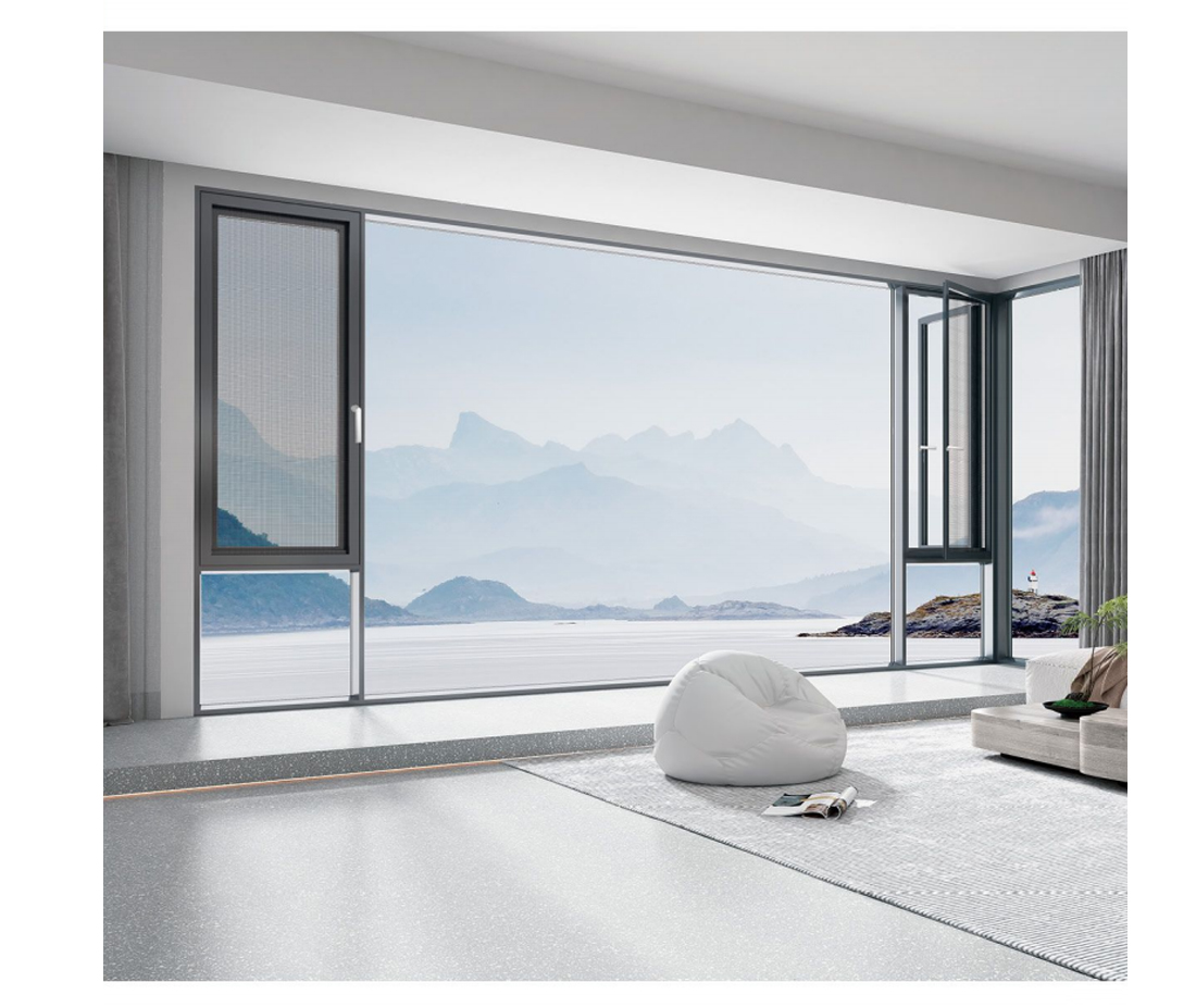 LEANSDO 115S 外开窗纱一体系统窗