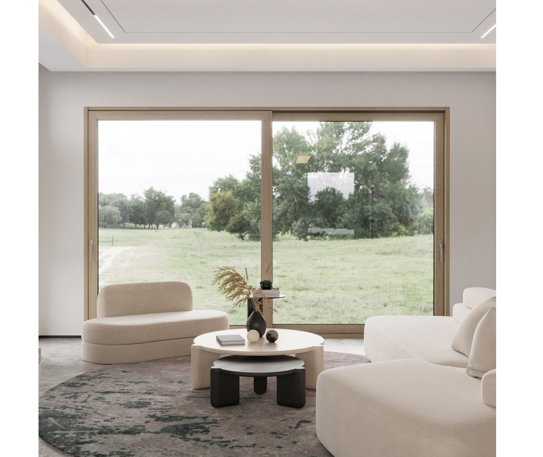 ​LBM205 铝包木重型提升推拉门